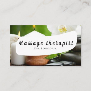 Visitenkarte für Massagetherapeuten