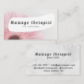 Visitenkarte für Massagetherapeuten (Vorne/Hinten)