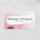 Visitenkarte für Massagetherapeuten (Vorderseite)