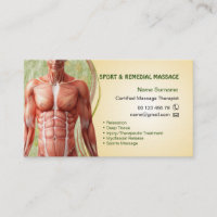 Visitenkarte für Massagetherapeuten