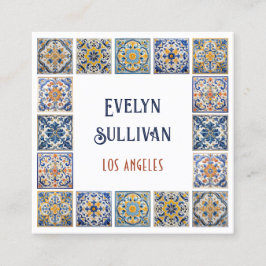 Visitenkarte für mediterrane Fliesen