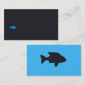 Visitenkarte für Meeresfrüchte, Aquarium, (Vorne/Hinten)