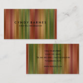 Visitenkarte für mehrfarbige Streifenblätter (Vorne/Hinten)