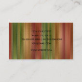 Visitenkarte für mehrfarbige Streifenblätter (Rückseite)