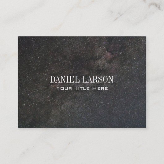 Visitenkarte für Milchstraße (Vorderseite)