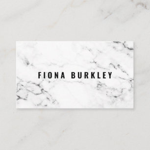 Visitenkarte für Minimalistische Marmortextur