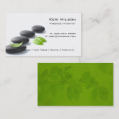 Visitenkarte für Minimalistische Massagetherapeute (Vorne/Hinten)