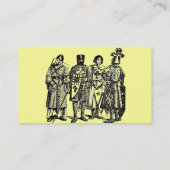 Visitenkarte für mittelalterliche Ritter (Rückseite)