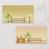 Visitenkarte für Möbel (Vorne/Hinten)