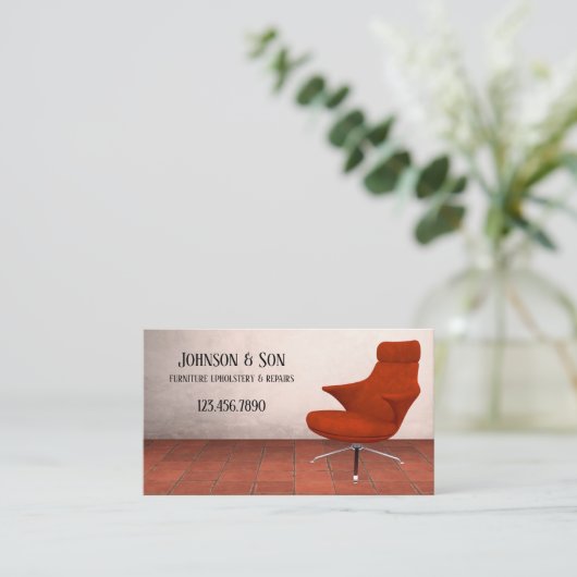 Visitenkarte für Möbel (Stehend Vorderseite)