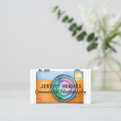 Visitenkarte für muffige und helle Aquarellkamera (Stehend Vorderseite)