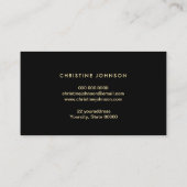 Visitenkarte für Muscheln (Rückseite)