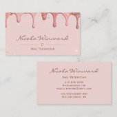 Visitenkarte für Nageldesigner (Vorne/Hinten)