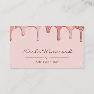 Visitenkarte für Nageldesigner