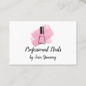 Visitenkarte für Nagelnails beruflich (Vorderseite)