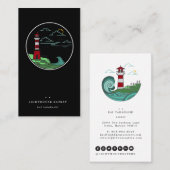 Visitenkarte für Nautical Lighthouse-Logos (Vorne/Hinten)