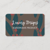 Visitenkarte für Oberflächenmuster-Designer (Vorderseite)