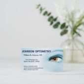 Visitenkarte für Optometriker/Optometrie (Stehend Vorderseite)