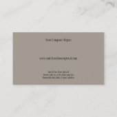 Visitenkarte für Optometristen (Rückseite)