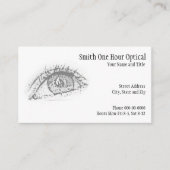 Visitenkarte für Optometristen (Vorderseite)