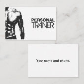 Visitenkarte für Personal Trainer (Vorne/Hinten)