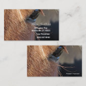 Visitenkarte für Pferdeschuhe (Vorne/Hinten)