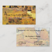 Visitenkarte für pflanzliche Betriebe (Vorne/Hinten)