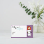 Visitenkarte für Physiotherapie (Stehend Vorderseite)