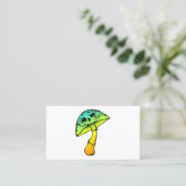 Visitenkarte für Pilzschädel (Stehend Vorderseite)