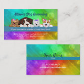 Visitenkarte für Preschool-Slogans (Vorne/Hinten)