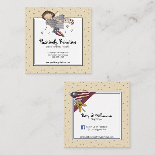 Visitenkarte für primitive Sterne (Vorne/Hinten)