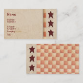 Visitenkarte für primitive Sterne (Vorne/Hinten)