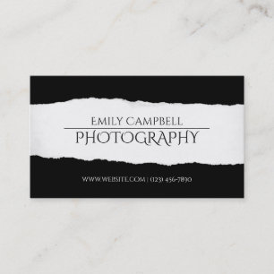 Visitenkarte für professionelle Fotografen
