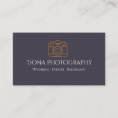 Visitenkarte für professionelle Fotografen (Vorderseite)