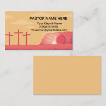 Visitenkarte für professionelle Pastoren