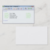 Visitenkarte für Programmierer, Entwickler (Vorne/Hinten)