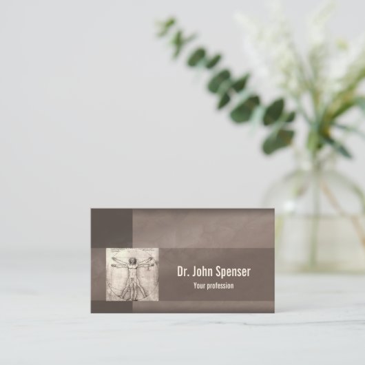 Visitenkarte für Psychiater (Stehend Vorderseite)