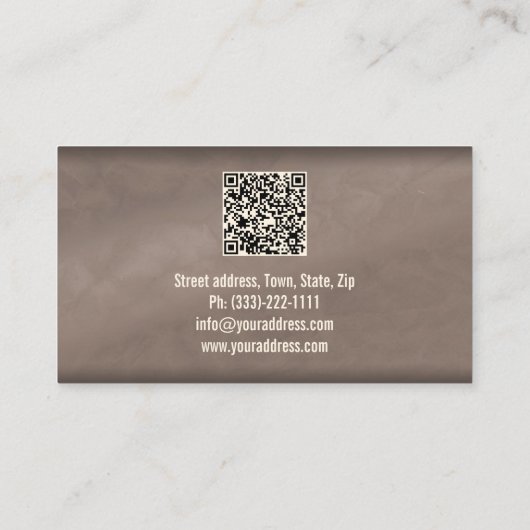 Visitenkarte für Psychiater (Rückseite)