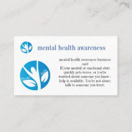 Visitenkarte für psychische Gesundheit