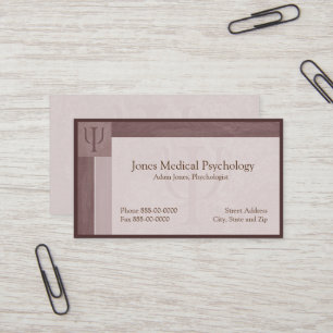 Visitenkarte für Psychologen