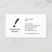 Visitenkarte für Quill and Ink Bottle (Vorderseite)