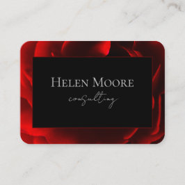 Visitenkarte für Red Flor Print