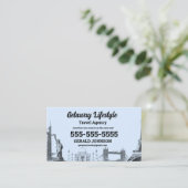 Visitenkarte für Reiseberater (Stehend Vorderseite)