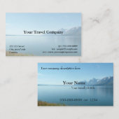 Visitenkarte für Reisebüros (Vorne/Hinten)