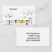 Visitenkarte für Reisefotografie (Vorne/Hinten)