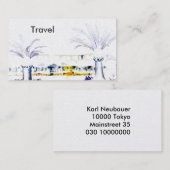 Visitenkarte für Reisefotografie (Vorne/Hinten)