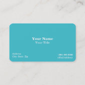 Visitenkarte für Reisen/Urlaub (Rückseite)