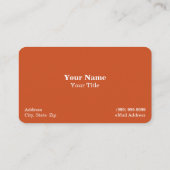 Visitenkarte für Reisen/Urlaub (Rückseite)