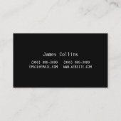 Visitenkarte für Reparaturtechniker (Rückseite)