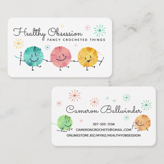 Visitenkarte für Retro-Schreiber (Vorne/Hinten)